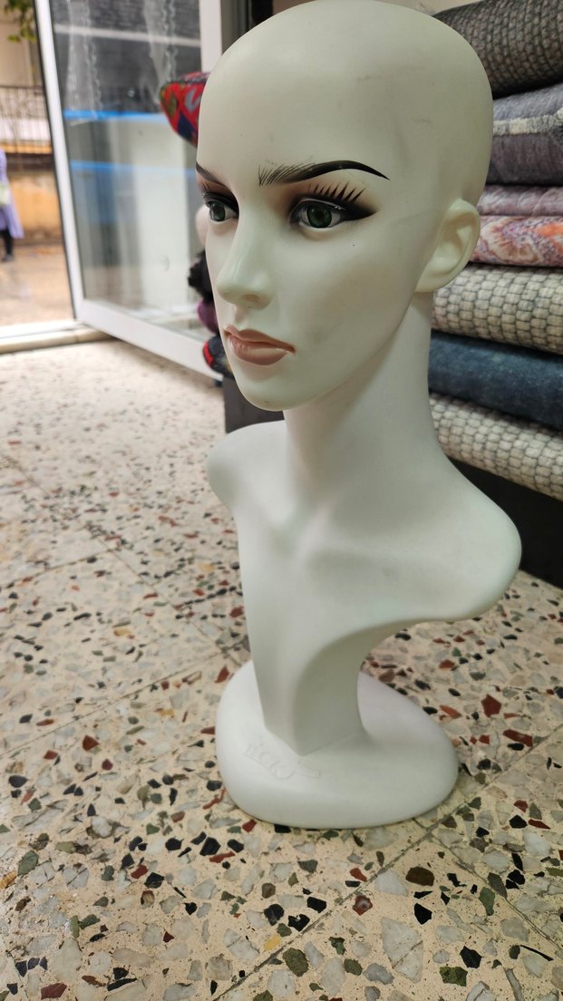 Beyaz Seramik Avant-Garde Saç Aksesuarı - Görsel 2