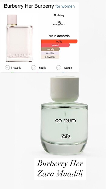 Zara go fruıty