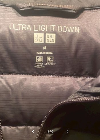 Orijinal Uniqlo ultra light puffer mont - Görsel 2