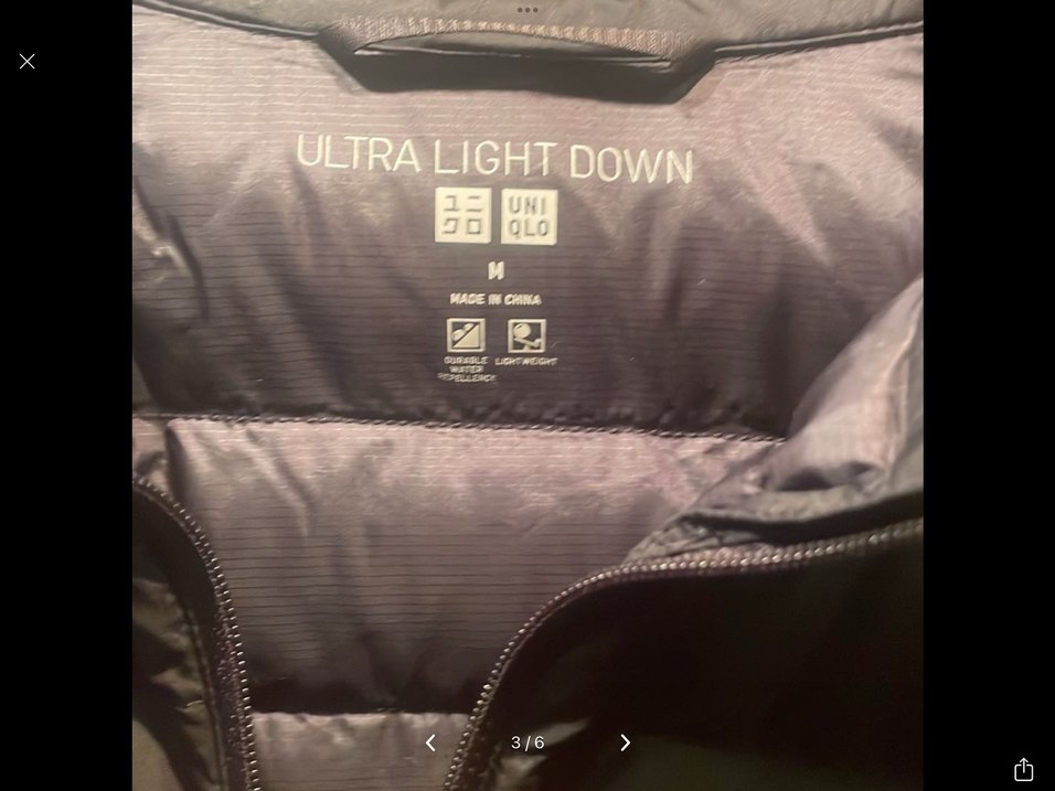 Orijinal Uniqlo ultra light puffer mont - Görsel 2