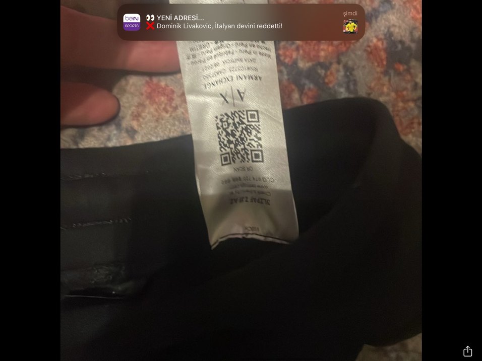 Orijinal AX erkek eşofman altı - Görsel 2