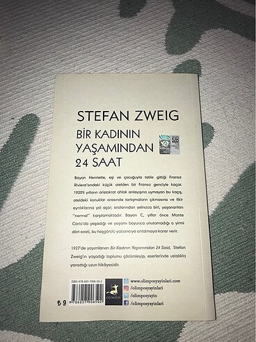 Bir kadının yaşamından 24 saat Stefan Zweig