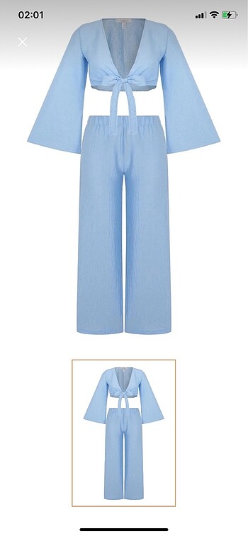pantolon crop takım