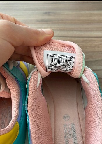 38 Beden çeşitli Renk Bağcıklı Pastel Renkli Platform Spor Ayakkabı