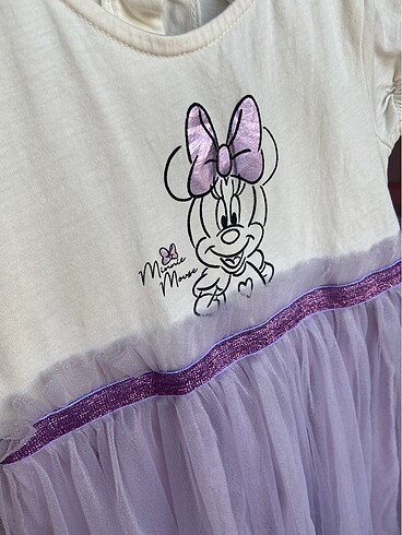 18-24 Ay Beden Kız bebek tütülü minnie elbise