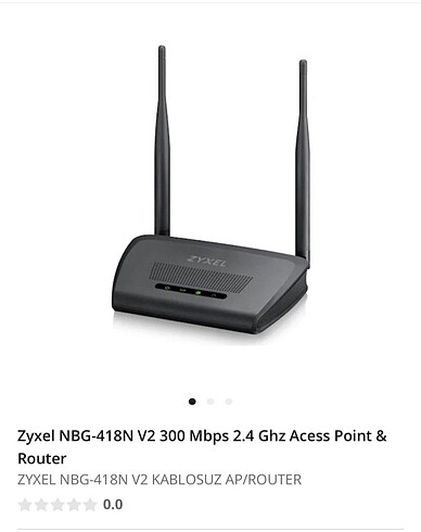 Zyxel Acess Point&Router