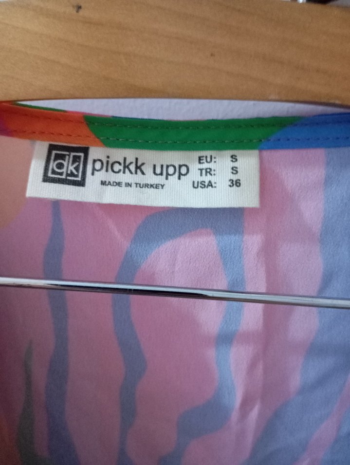 Renkli Tie-Dye Mini Kadın Elbise - Görsel 2