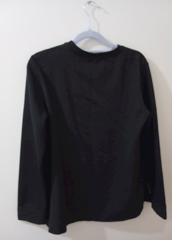 Gri Siyah Baskılı Hamile Uzun Kollu Tişört - Görsel 6