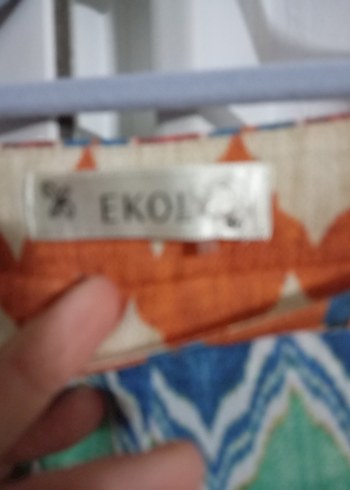 Bohem Çok Renkli Piliseli Uzun Kumaş Pantolon - Görsel 3