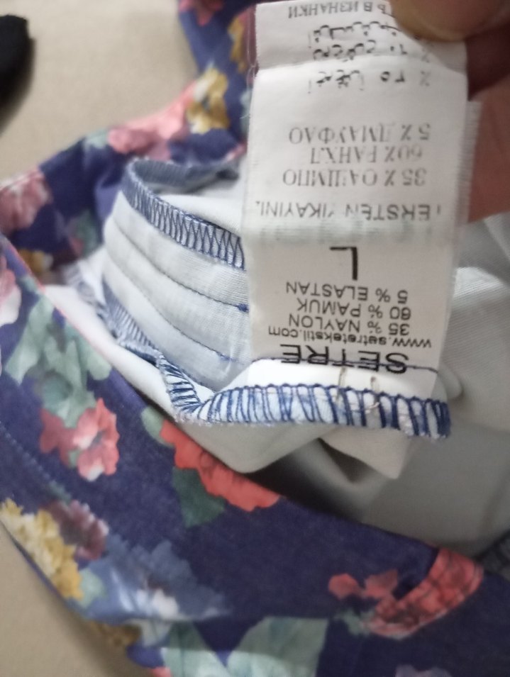 Çiçek Desenli Dar Kesim Kadın Pantolon - Görsel 5