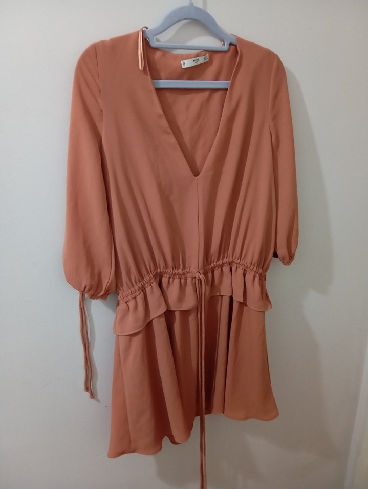 Camel renkli MNG baskılı yoga kemeri - Görsel 3