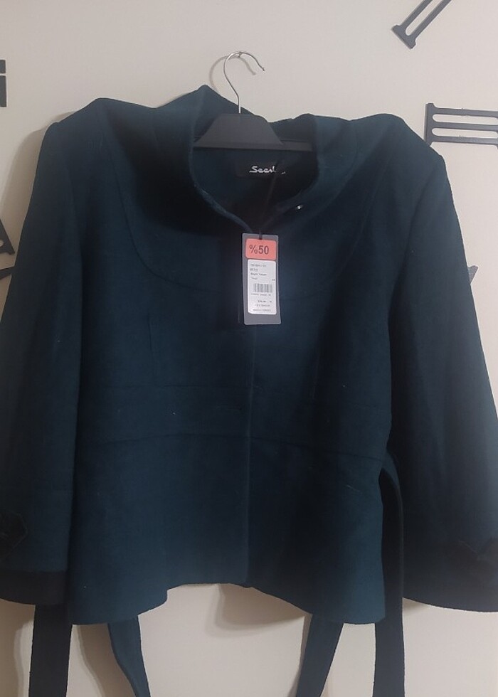 Kaşe kısa kaban - Görsel 4