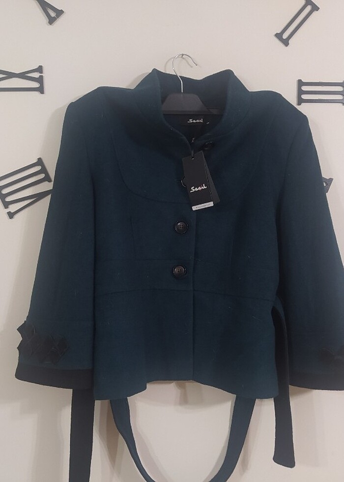 Kaşe kısa kaban - Görsel 3