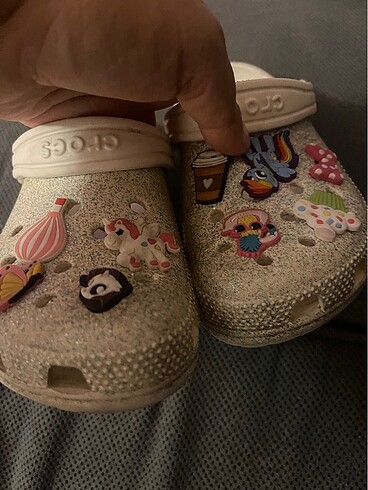 Crocs glitter çocuk terlik