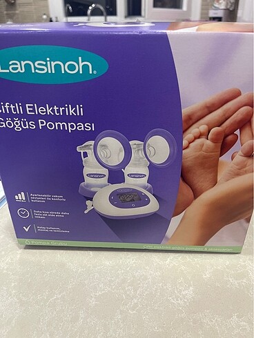 Lansinoh çift elektrikli göğüs pompası