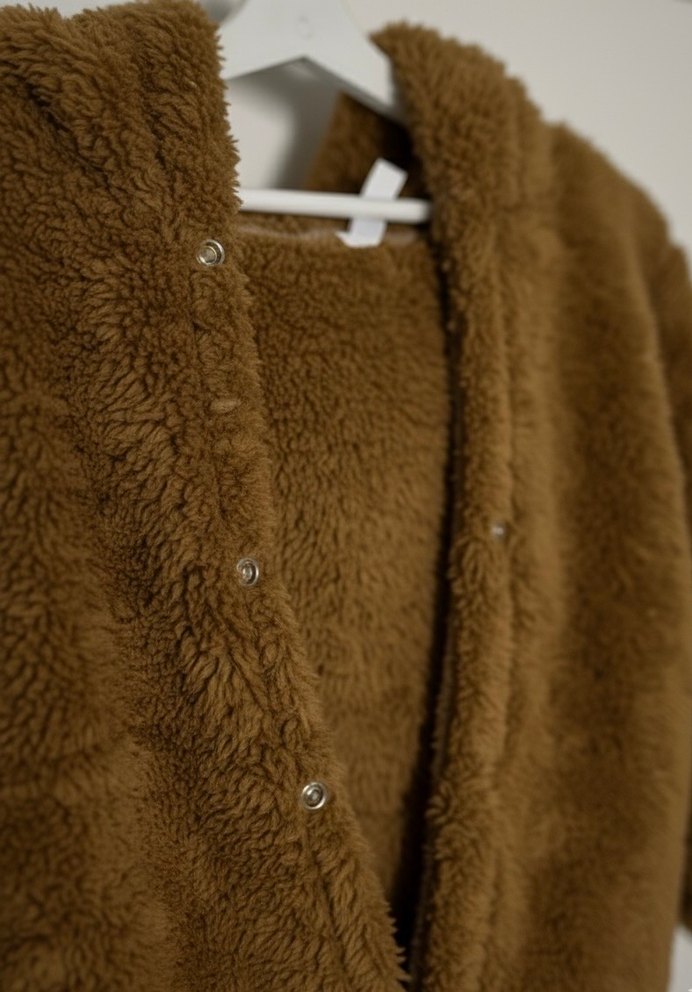 Sıcacık Peluş Bebek Tulumu - Görsel 3