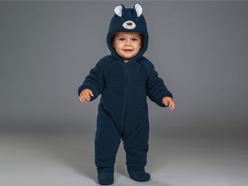 Mevsimlik Peluş Bebek Tulumu - Görsel 3