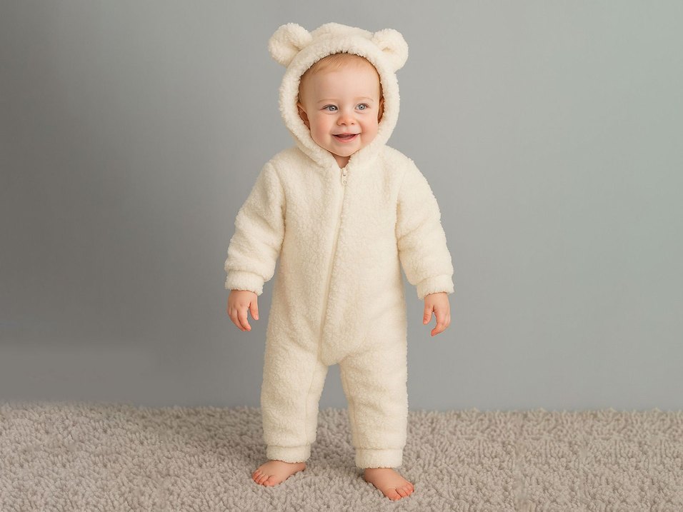 Mevsimlik Peluş Bebek Tulumu - Görsel 2