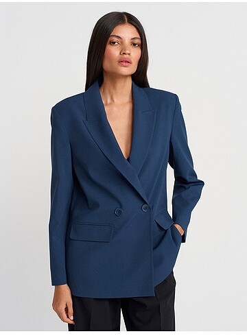 Dilvin Blazer Ceket Lacivert