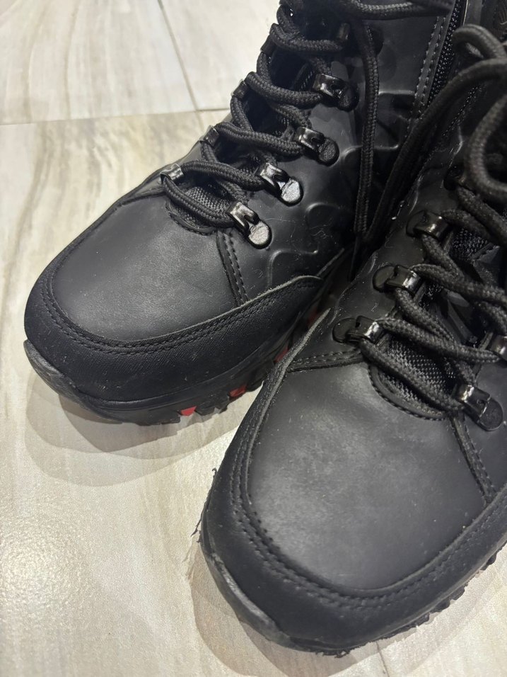 Kadın Siyah Fermuarlı Outdoor Bot - Görsel 2