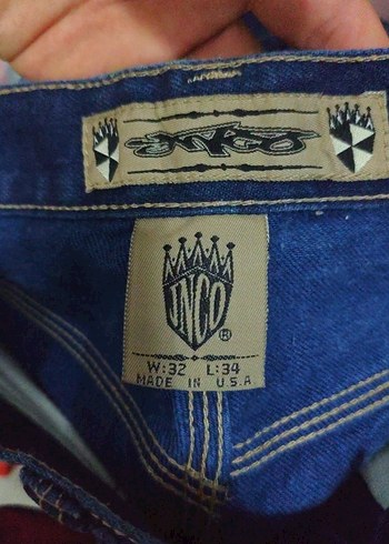 Gevşek Kesim Lacivert Kadın Jean - Görsel 5