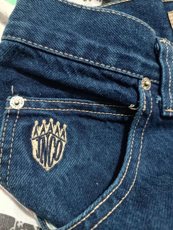 Gevşek Kesim Lacivert Kadın Jean - Görsel 4