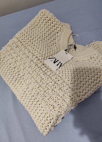 Zara L Beden Fileli Kazak  - Görsel 5