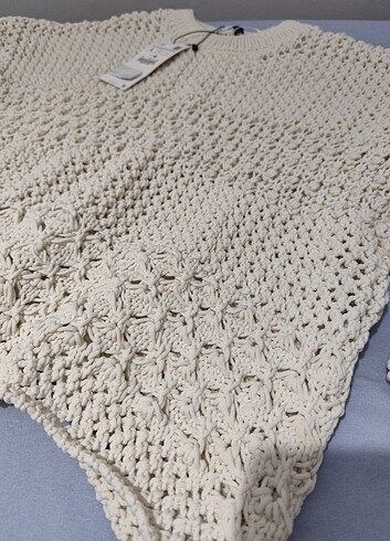 Zara L Beden Fileli Kazak  - Görsel 6