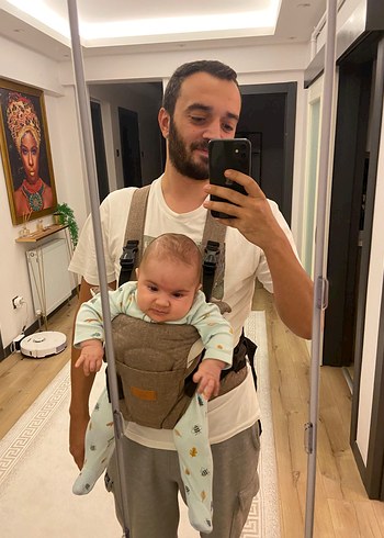 Kahverengi Bebek Taşıyıcı , Bebek Kanguru - Görsel 5