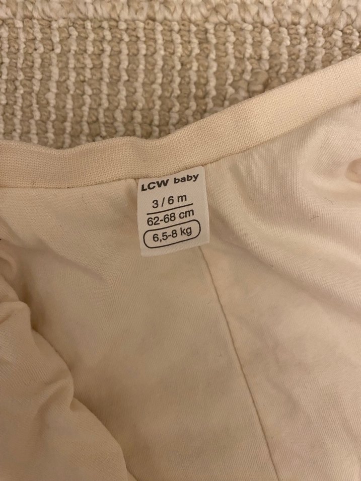 Kız bebek LCW uyku tulumu 1 TOG 3-6 ay - Görsel 4