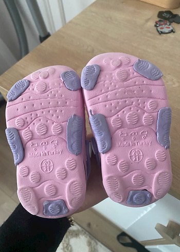 Kız Çocuk Pembe crocs Terlik 20-21 no - Görsel 2