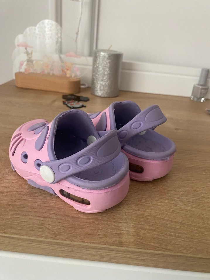 Kız Çocuk Pembe crocs Terlik 20-21 no - Görsel 3