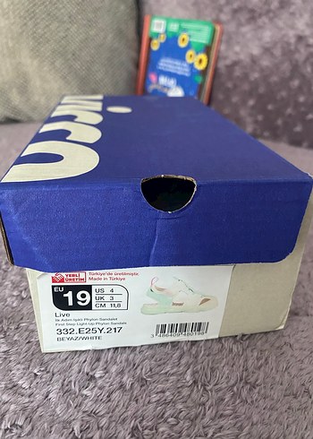 19 no Kız Çocuk Beyaz Sandalet ViCCO Orijinal - Görsel 8