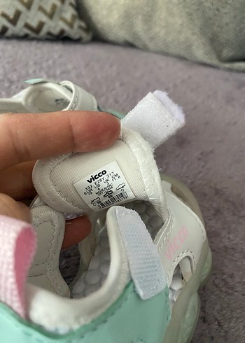 19 no Kız Çocuk Beyaz Sandalet ViCCO Orijinal - Görsel 6