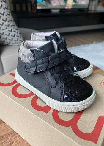 Gerçek deri Kız Çocuk Siyah Cırtlı Bot - Görsel 3