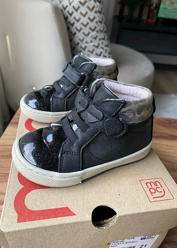 Gerçek deri Kız Çocuk Siyah Cırtlı Bot - Görsel 4