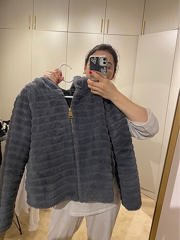 Defacto kürk mont - Görsel 4