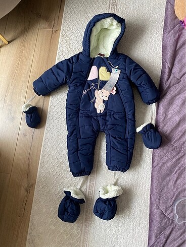 Kız Bebek astronot mont 1 yaş
