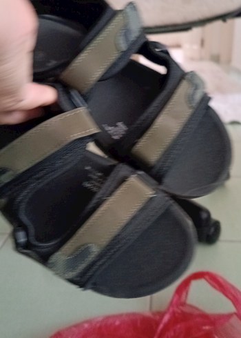 Kemerli Erkek Çocuk Kamuflaj Terlik - Görsel 8