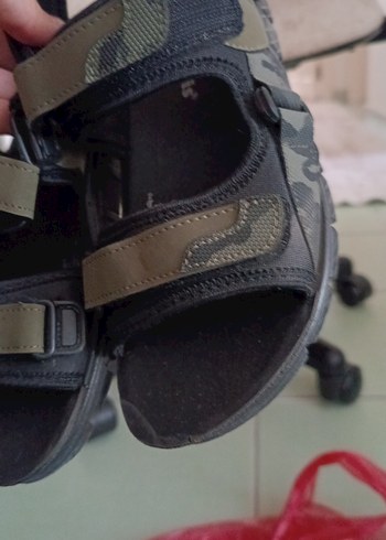 Kemerli Erkek Çocuk Kamuflaj Terlik - Görsel 7