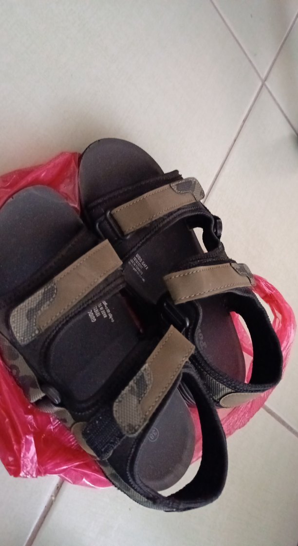 Kemerli Erkek Çocuk Kamuflaj Terlik - Görsel 3