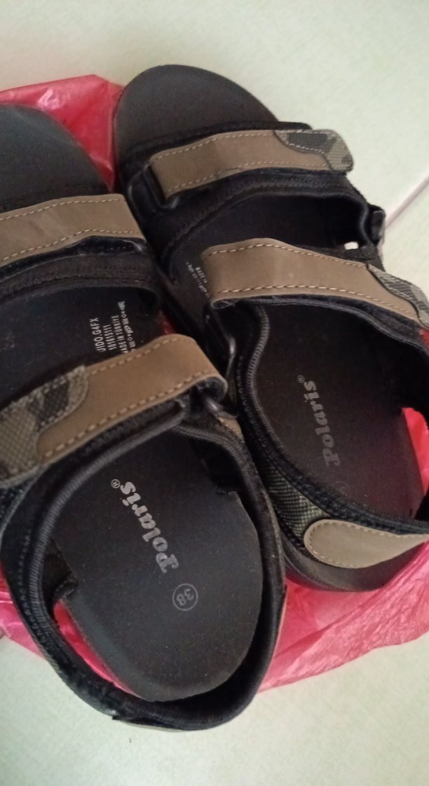 Kemerli Erkek Çocuk Kamuflaj Terlik - Görsel 4