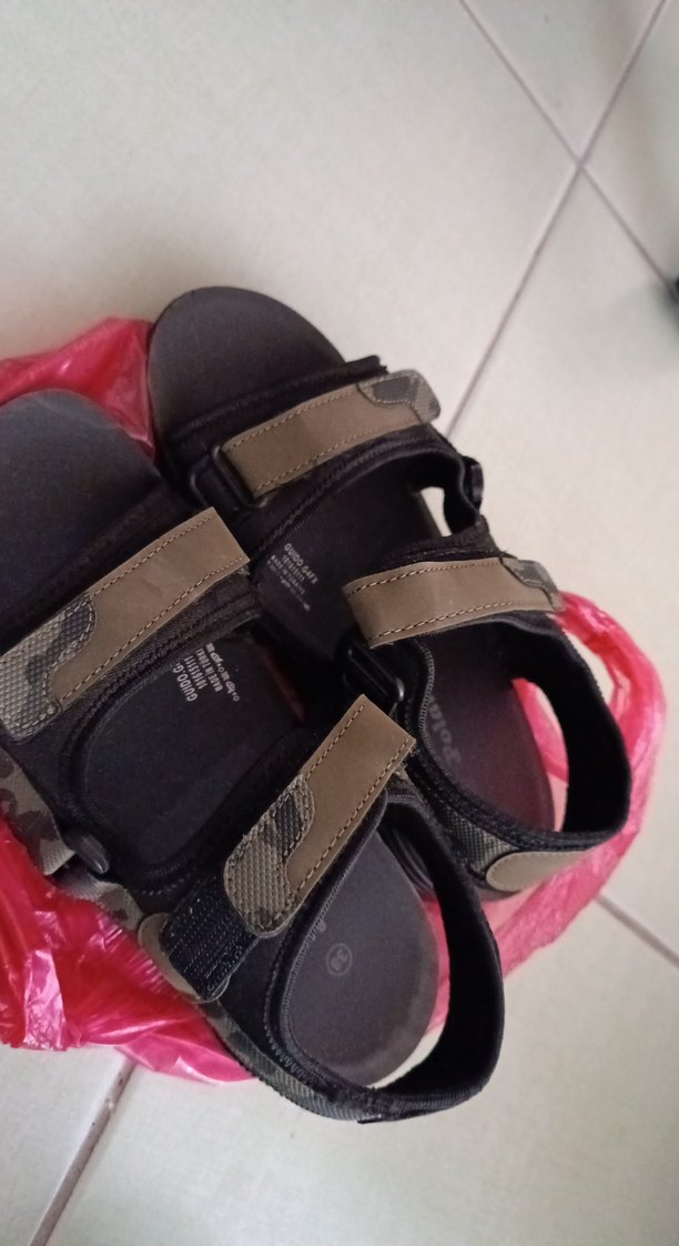 Kemerli Erkek Çocuk Kamuflaj Terlik - Görsel 2