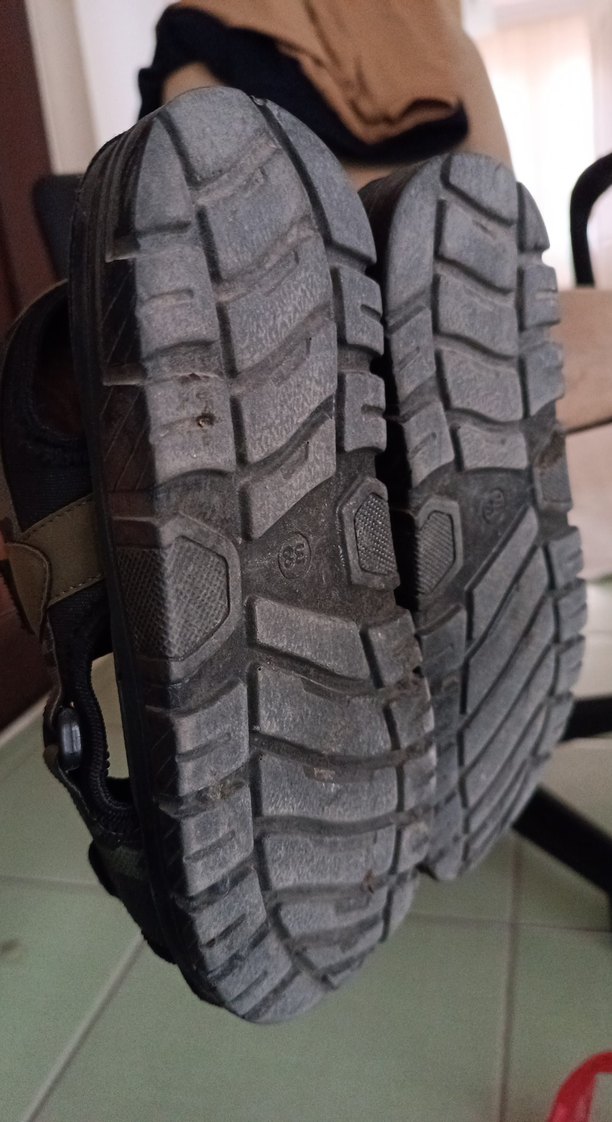 Kemerli Erkek Çocuk Kamuflaj Terlik - Görsel 5