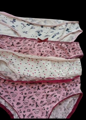 Çocuk Nakışlı Mini Renkli İç Çamaşırı Seti - Görsel 2