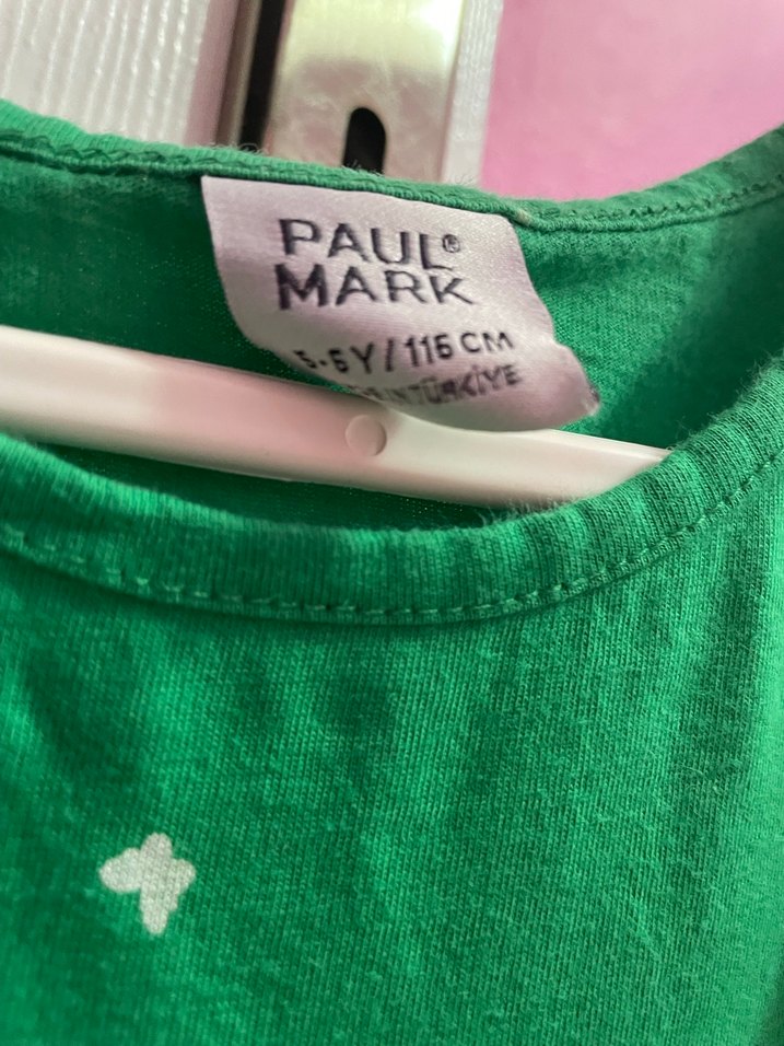 Kolsuz Yeşil Kız Çocuk Elbisesi - Görsel 2