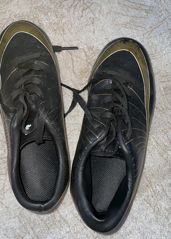 Siyah Erkek Futbol Ayakkabısı Velcro - Görsel 2