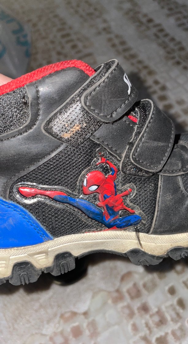 Kırmızı Erkek Çocuk Cırt Cırtlı Street Wear Bot - Görsel 3