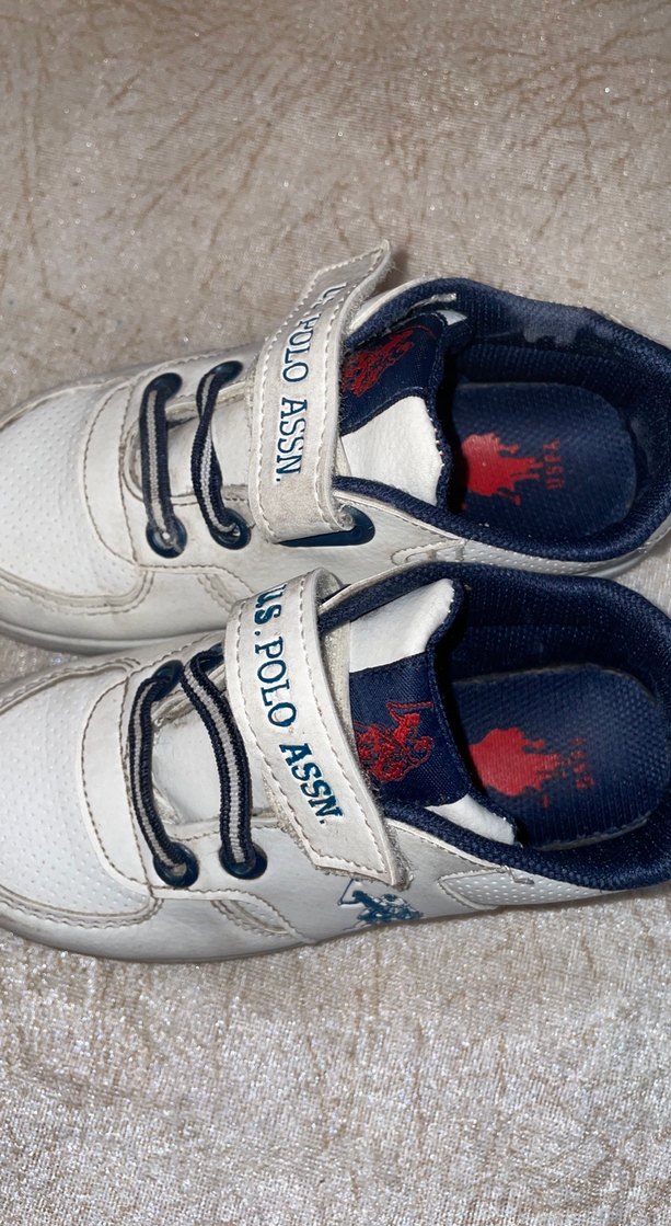 U.S. Polo Assn. Erkek Çocuk Beyaz Sneaker - Görsel 2