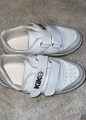 Erkek Çocuk Beyaz Cırt Cırtlı Spor Ayakkabı - Görsel 2